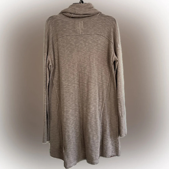 Between Me & You Pullover Cowl Neck Tunic Sweater, Hi-Low Light Gauze, Size XL - Picture 2 of 10